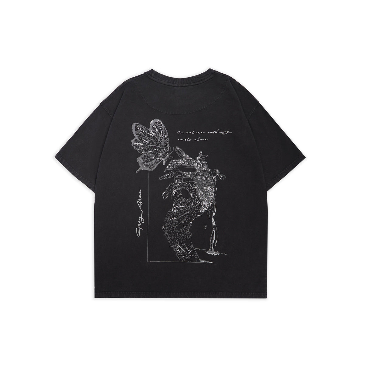 NATURE T-SHIRT (BLACK) by GREY AREA