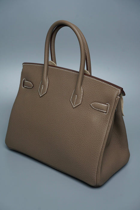 Hermès Birkin 30 – Étoupe Togo with Gold Hardware