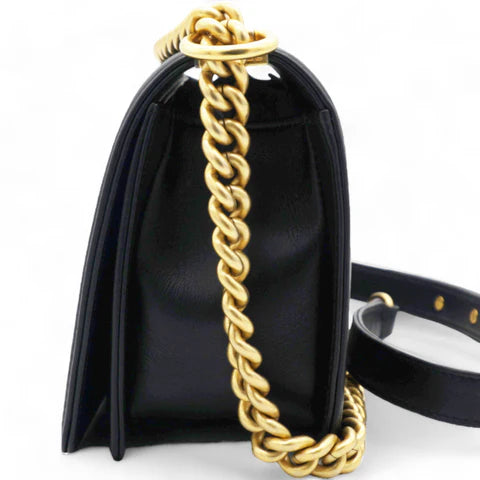 Chanel Boy Bag New Medium – Quilted Calfskin Black - Zeuskicks