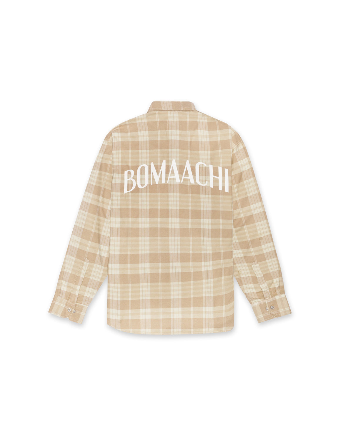 Checkered Shirt Beige by BOMAACHI