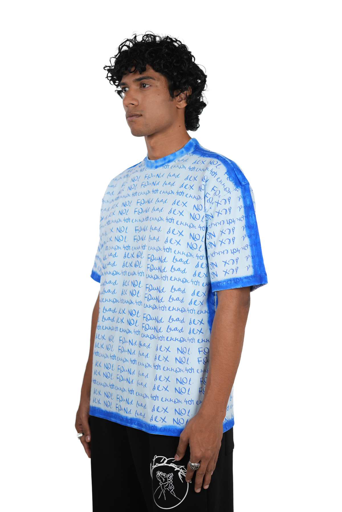 Error 404 Spray Tshirt by oddnoteven