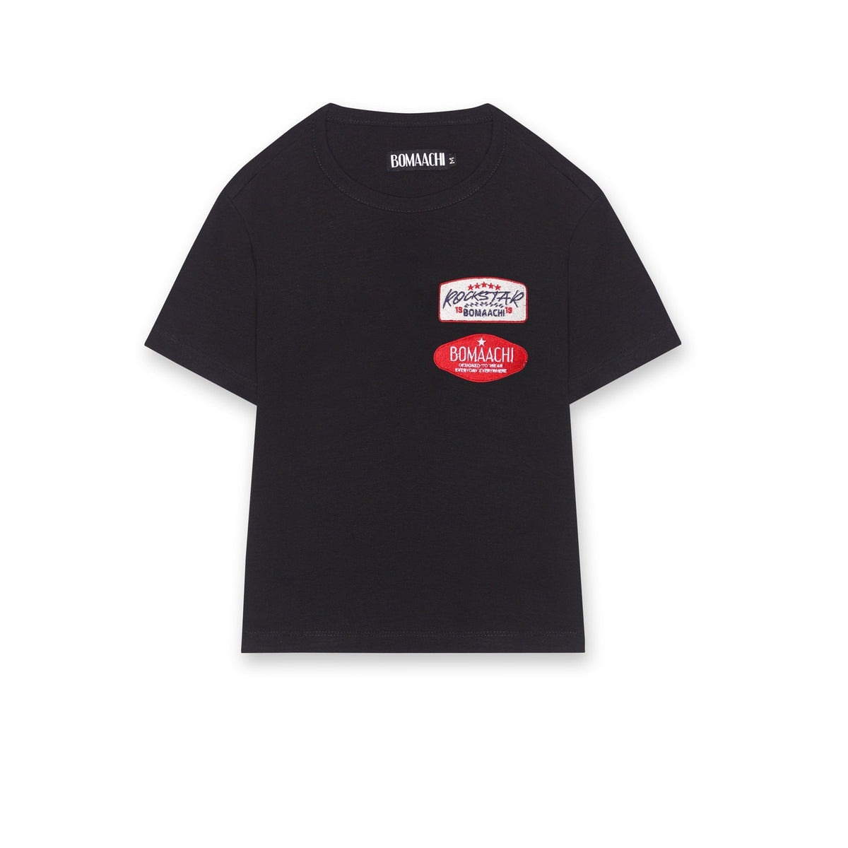 Certified Legend Black Crop Top by BOMAACHI
