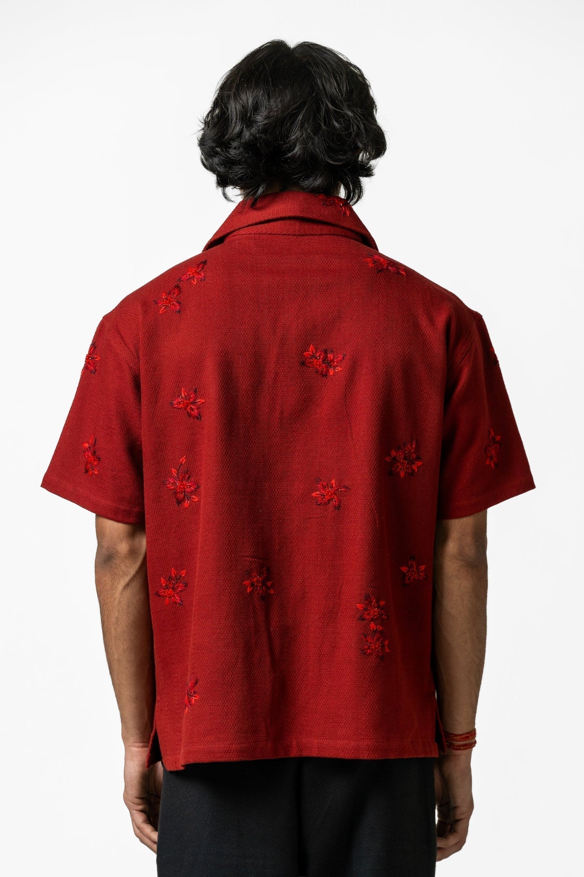 Crimson Handmade Shirt by FARAK