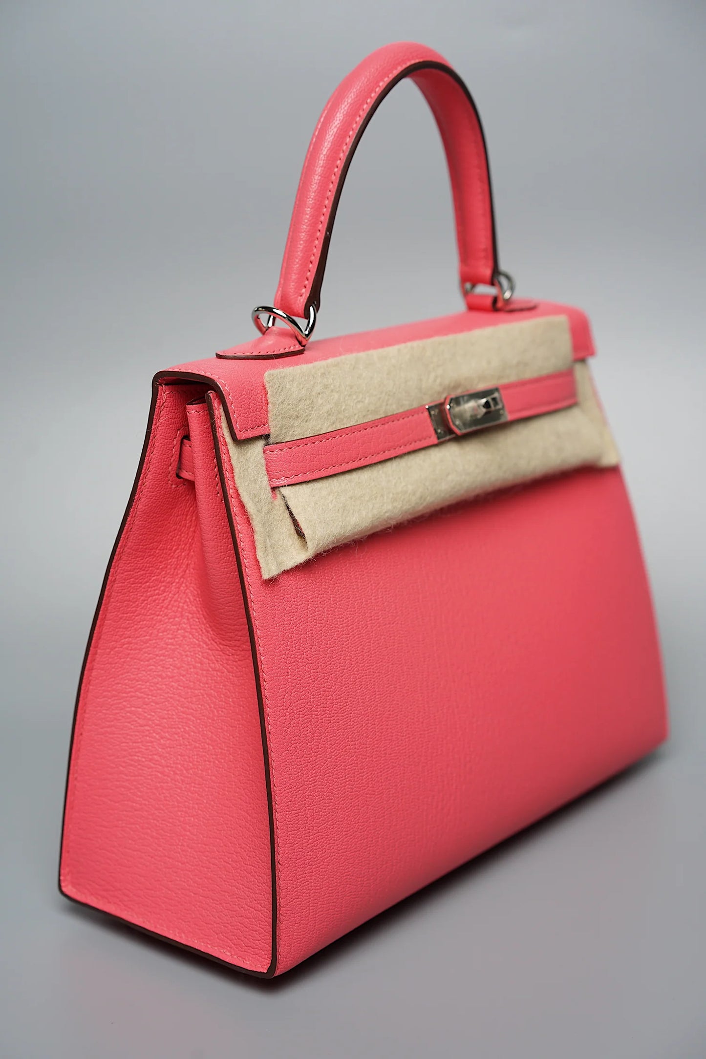 Hermès Kelly 25 Sellier – Rose Lipstick