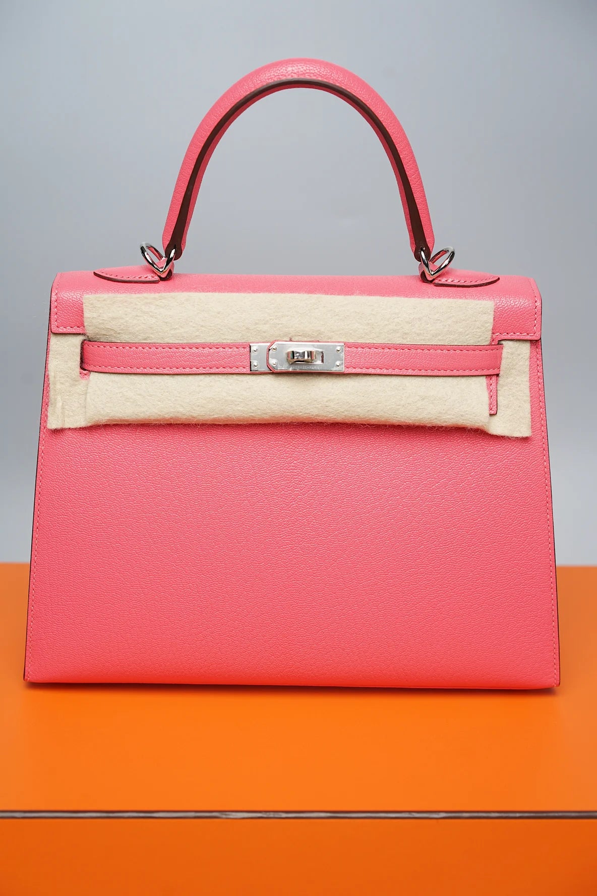 Hermès Kelly 25 Sellier – Rose Lipstick