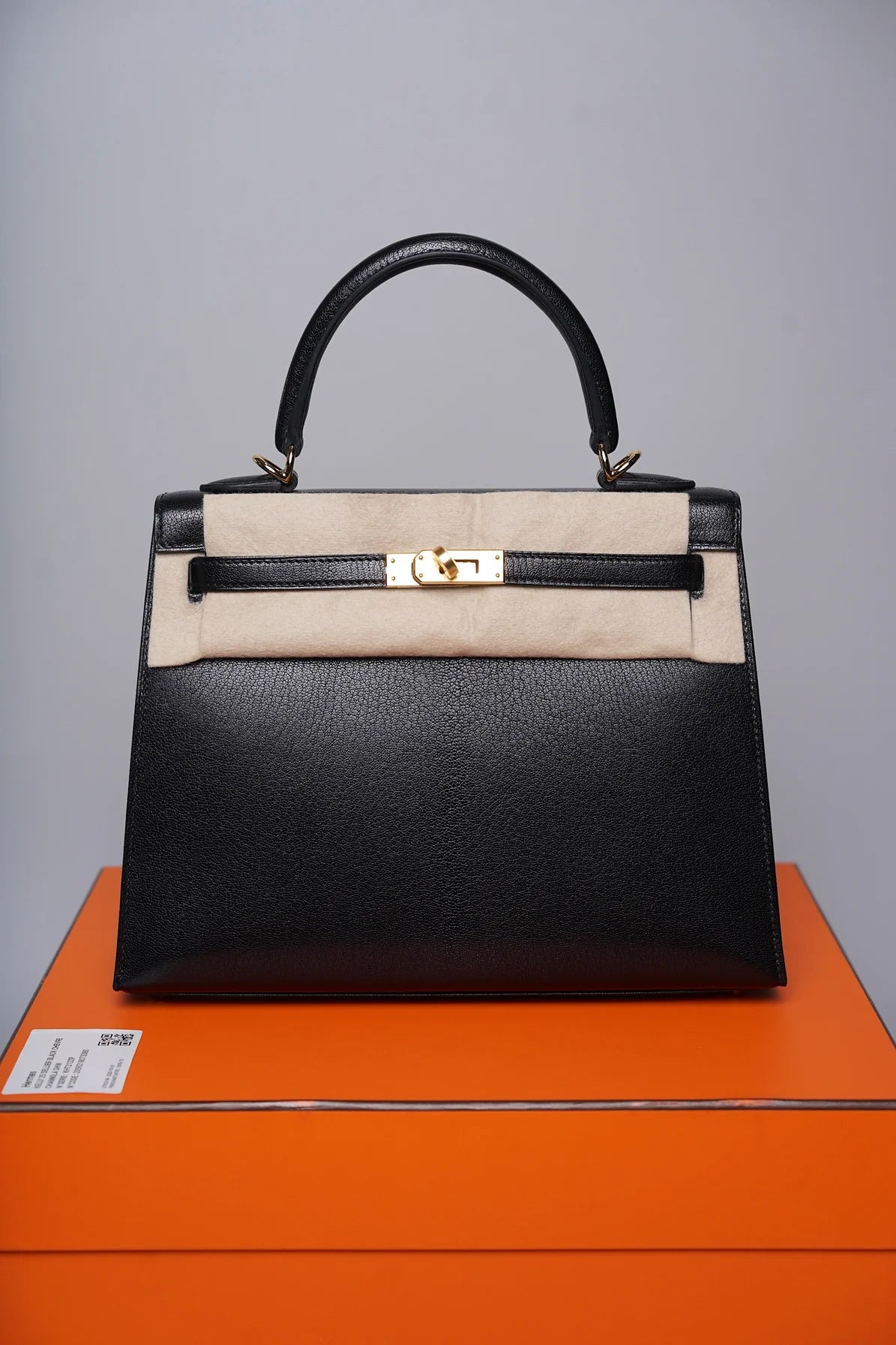 Hermès Mini Kelly II – Noir Black Epsom with Électrum Hardware - Zeuskicks