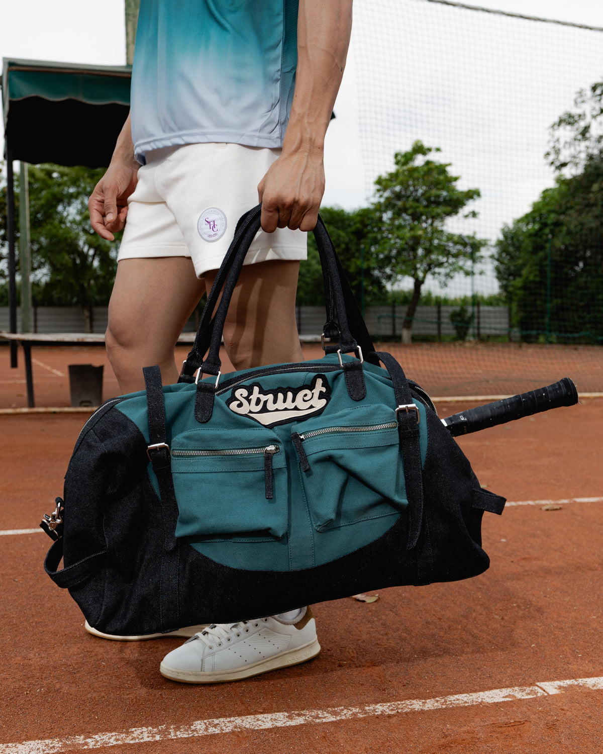 STRUCT CLUB DENIM DUFFLE BAG by STRUCT