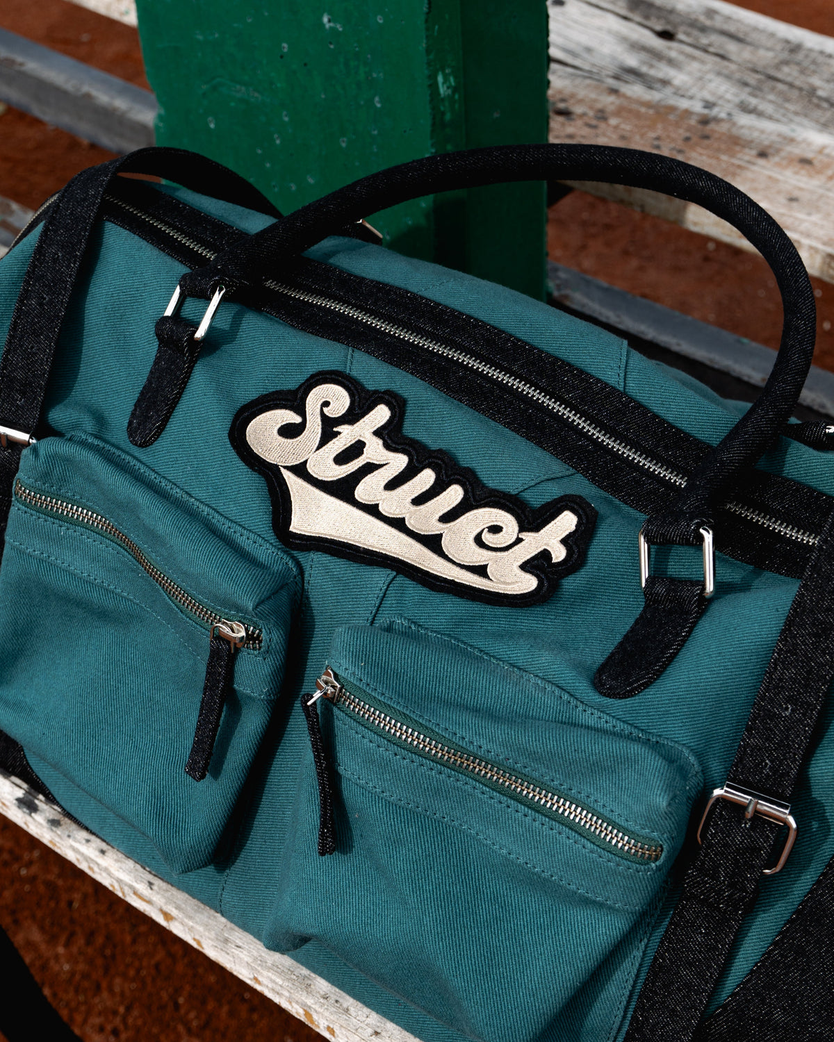 STRUCT CLUB DENIM DUFFLE BAG by STRUCT