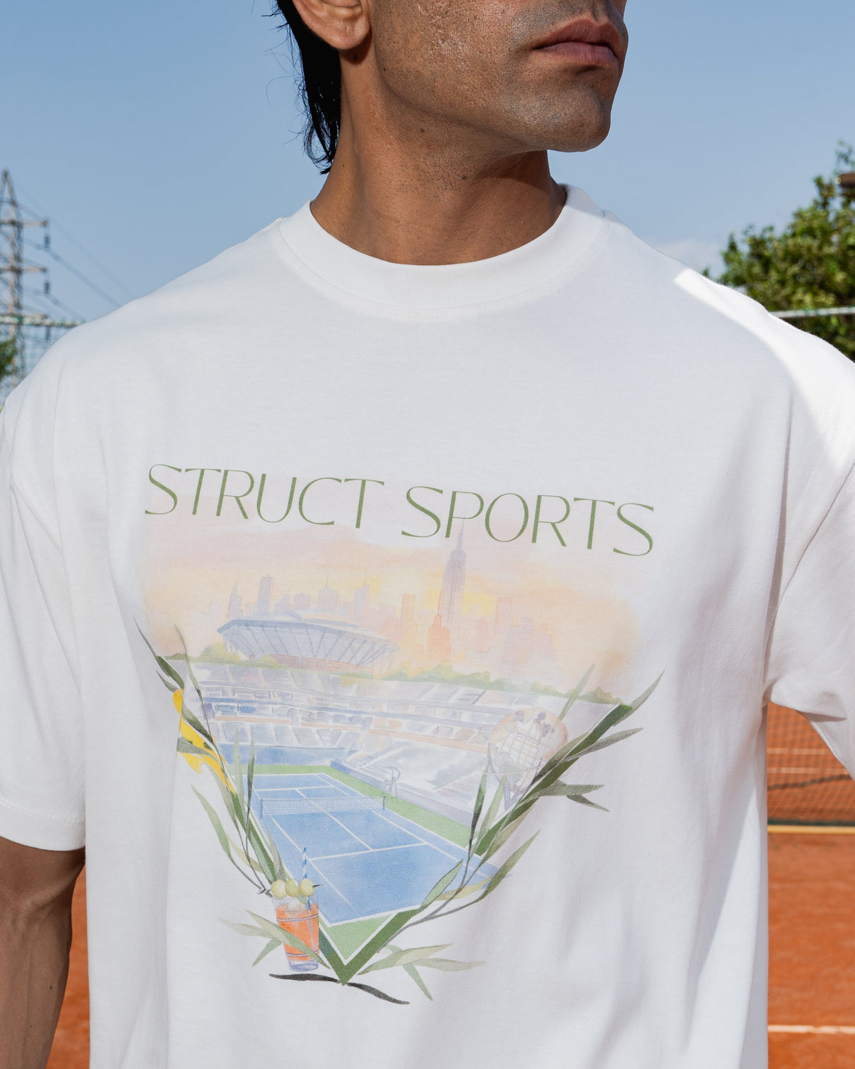 STRUCT SPORTS CITY COURT T-SHIRT by STRUCT