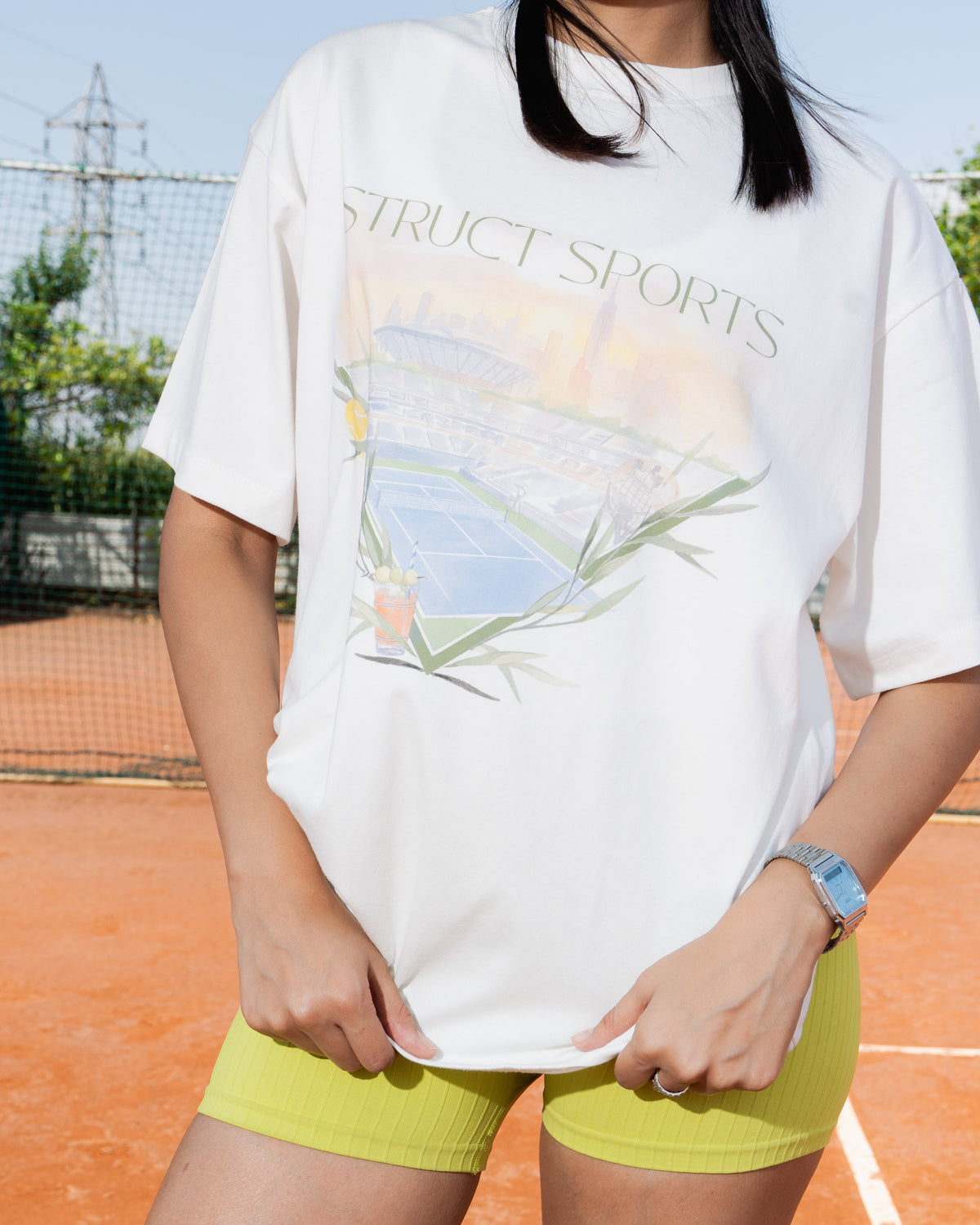 STRUCT SPORTS CITY COURT T-SHIRT by STRUCT