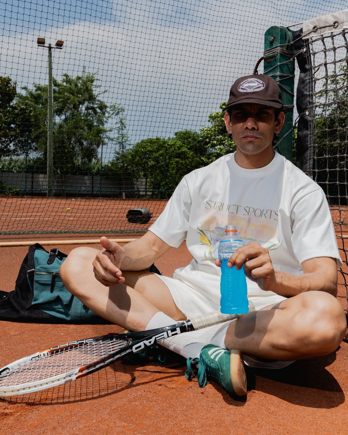 STRUCT RACQUET CLUB CAP - BROWN by STRUCT