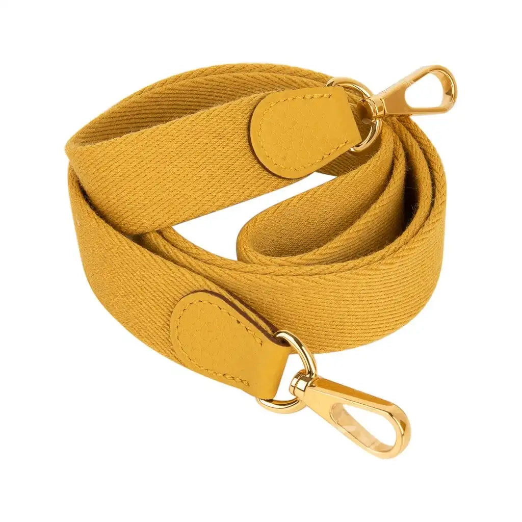 Hermès Evelyne TPM – Clemence Leather in Jaune Ambre with Gold Hardware