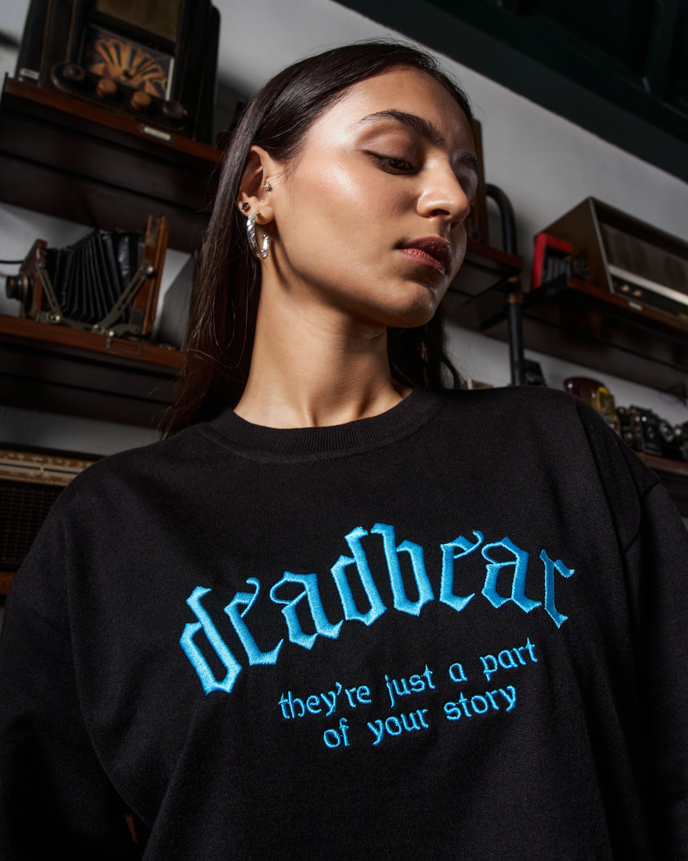 Phases Tee Black by DEADBEAR