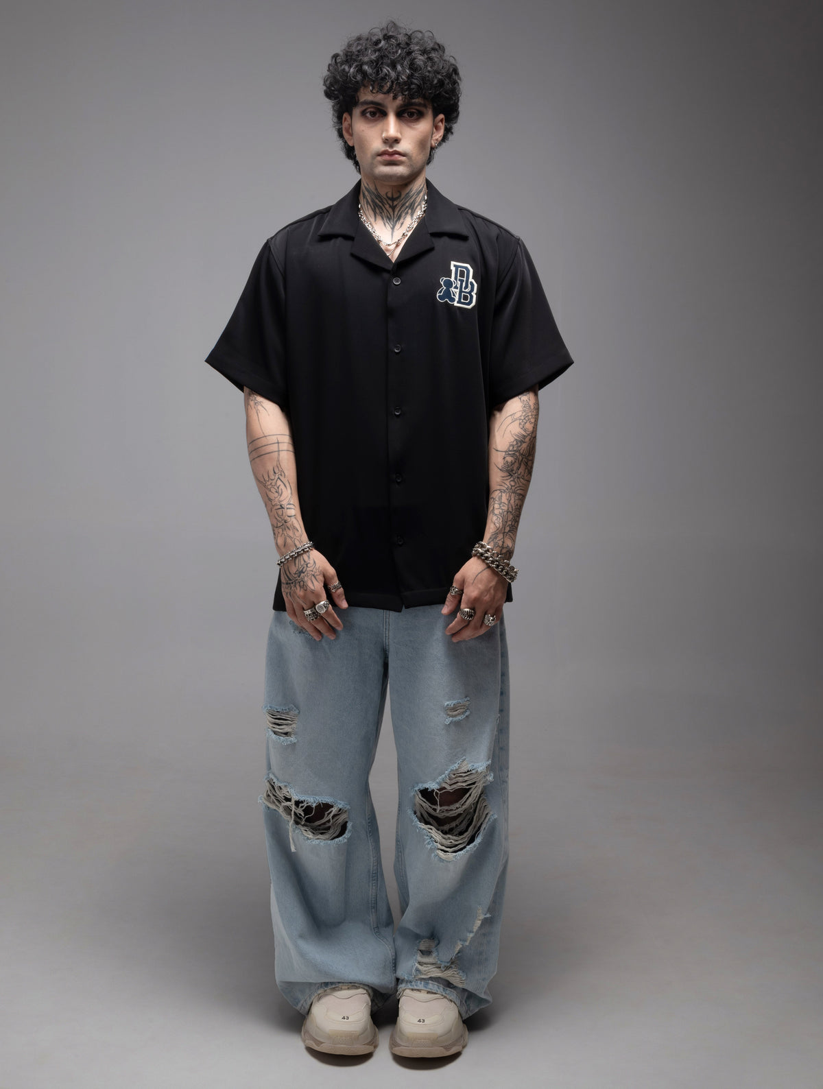 Bowling Shirt Black by DEADBEAR