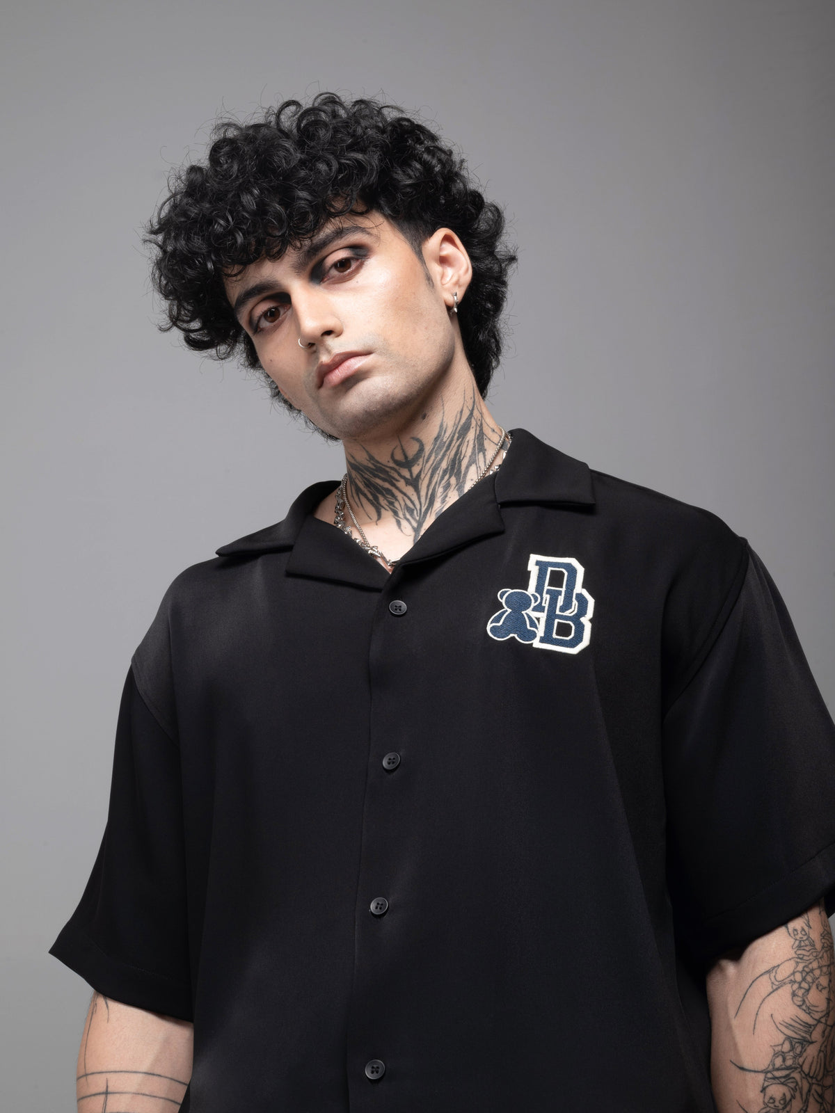 Bowling Shirt Black by DEADBEAR