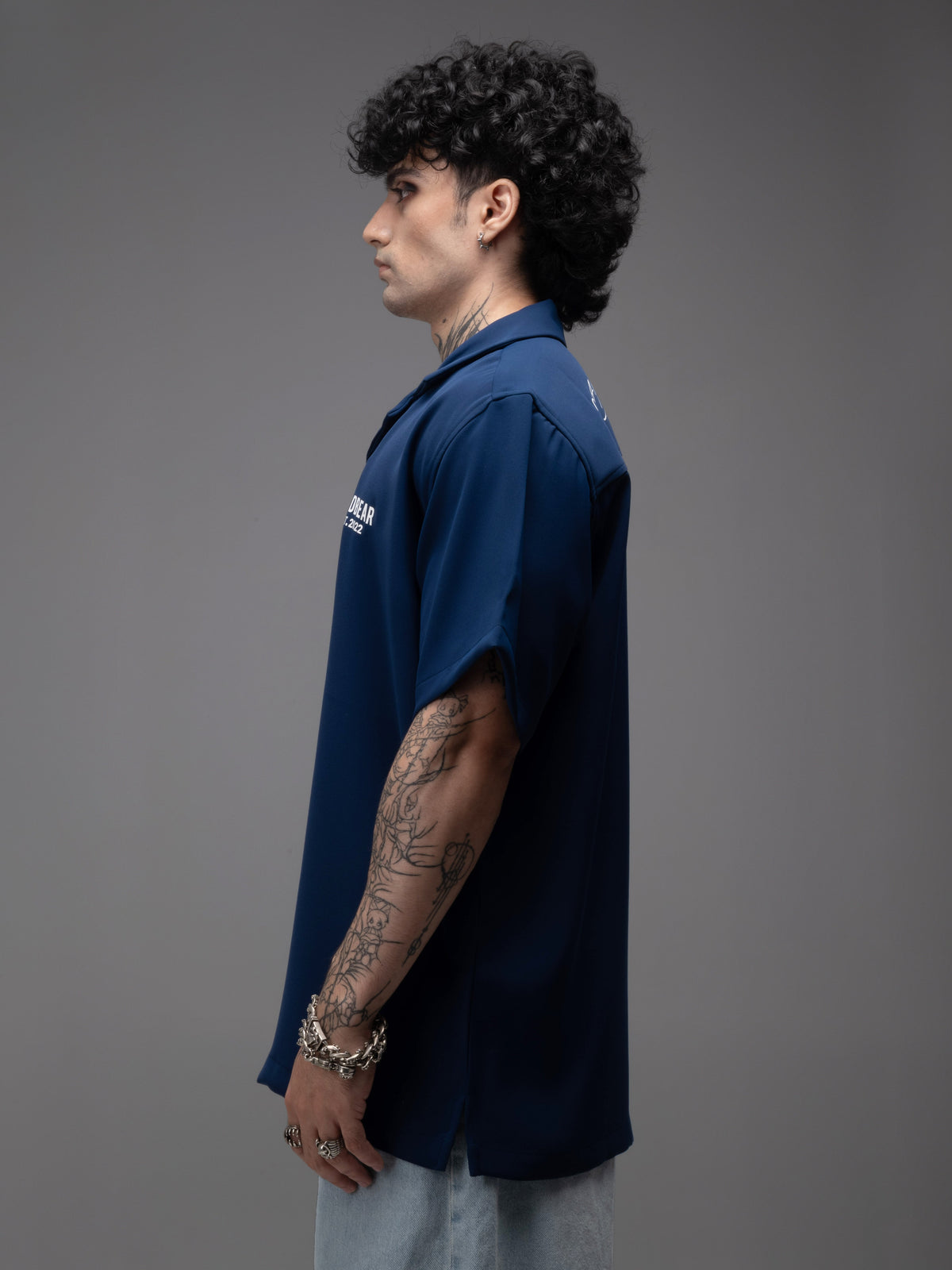 Bowling Shirt Blue by DEADBEAR