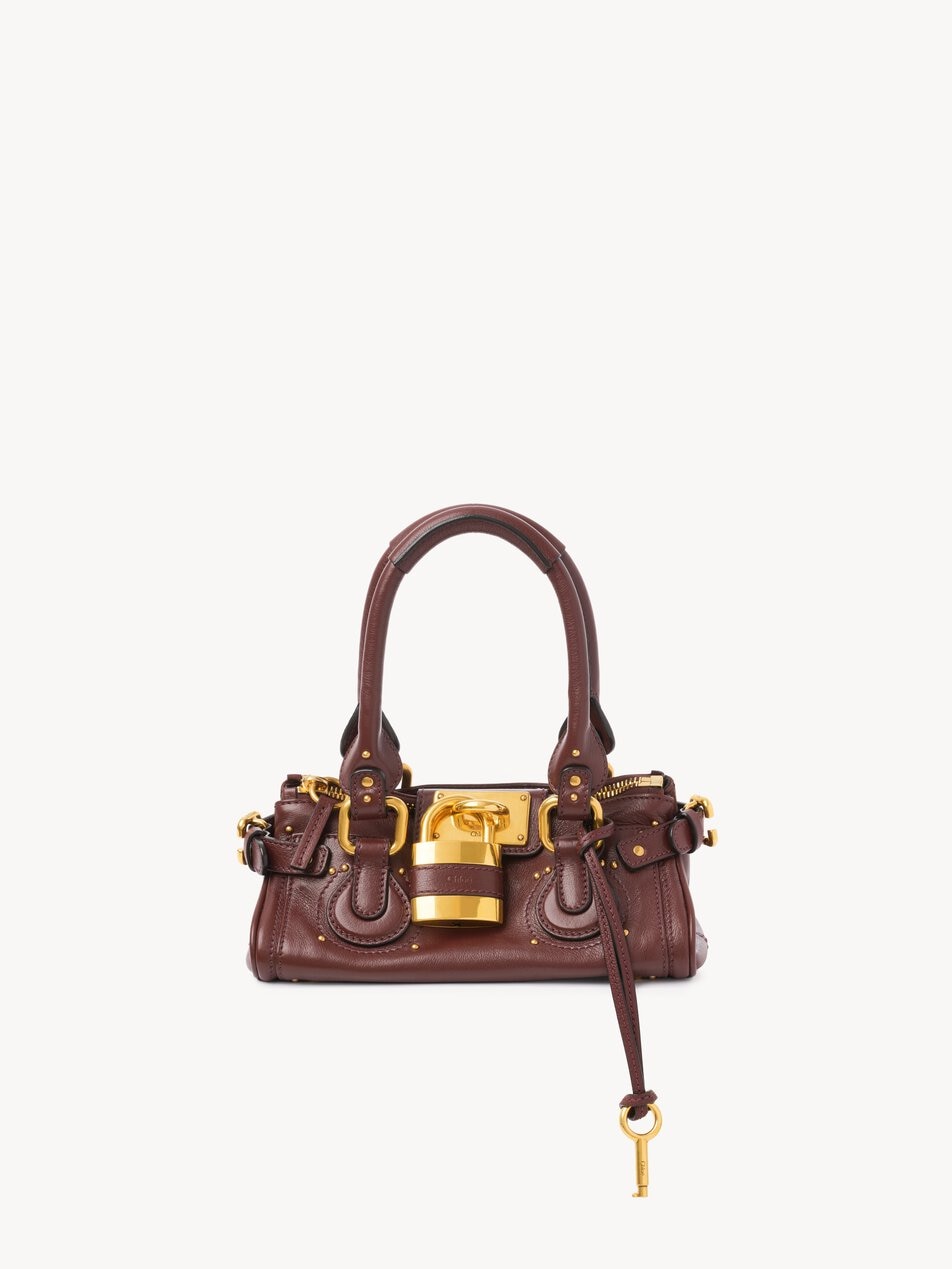 CHLOE Small Paddington bag in grained leather Crafty Brown by CHLOE