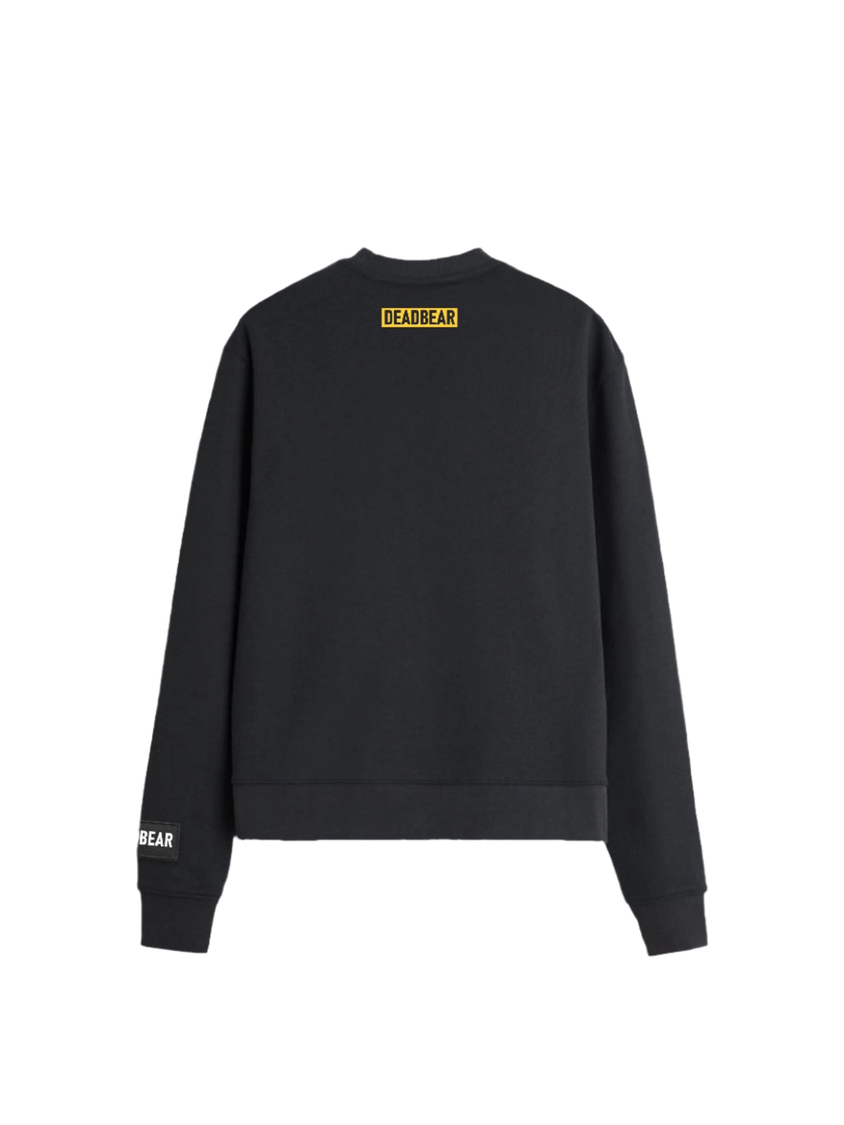 Black Graphic Sweatshirt by DEADBEAR