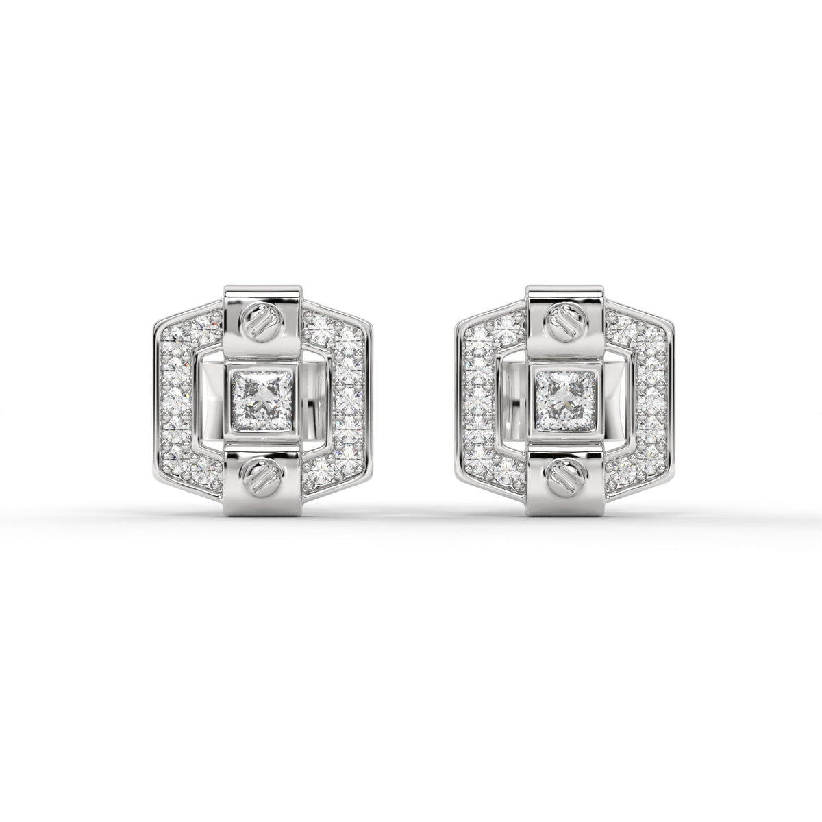 CROWN LOCK STUDS by The Noble Sculptor