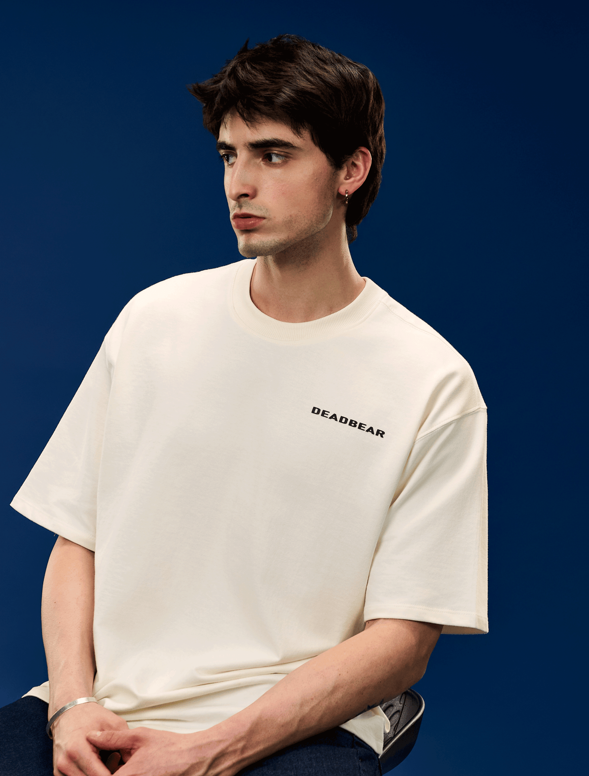 Ultra Basics Tee Cream White by DEADBEAR