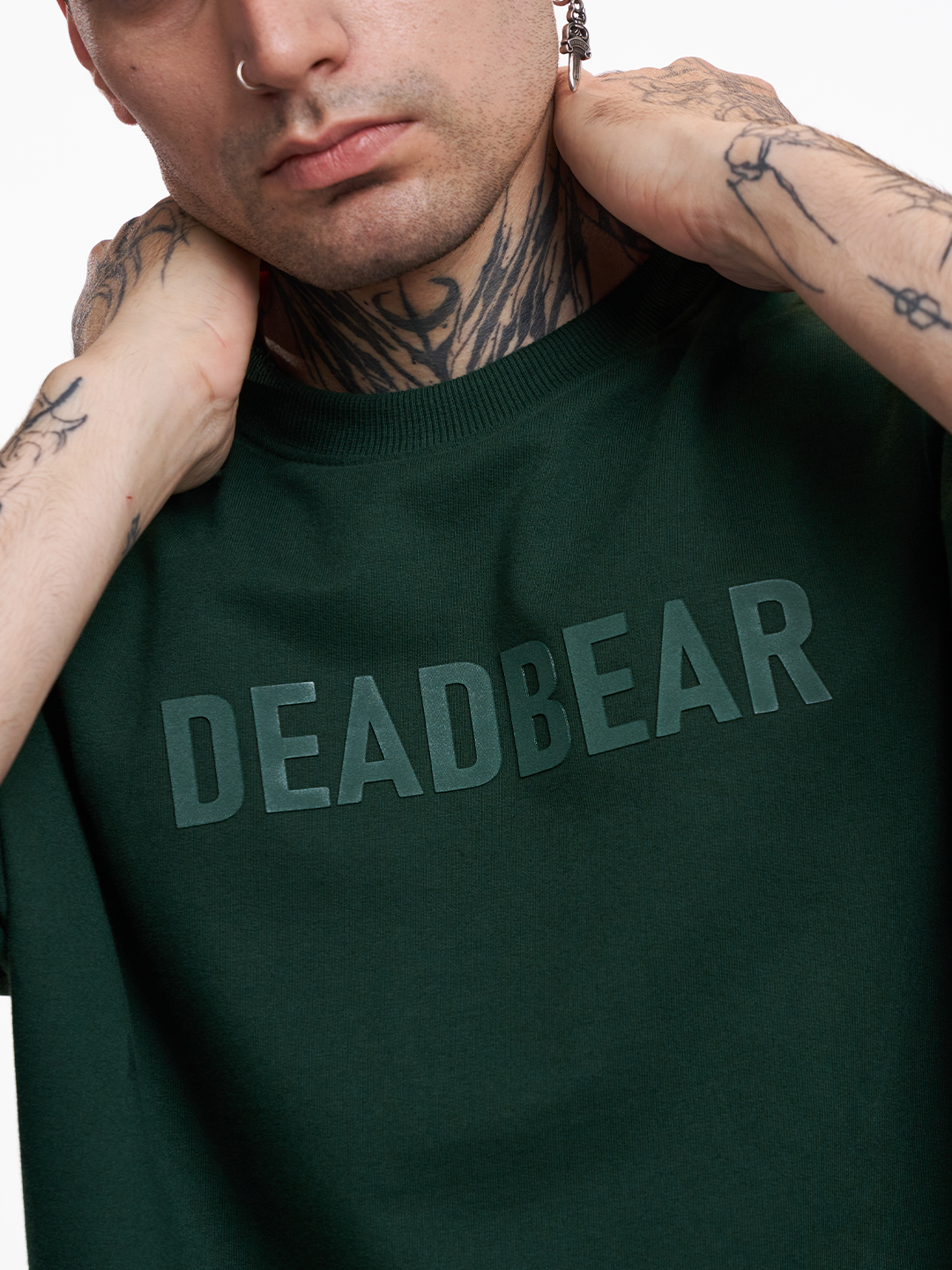 Basic Obsidian Green Tee by DEADBEAR