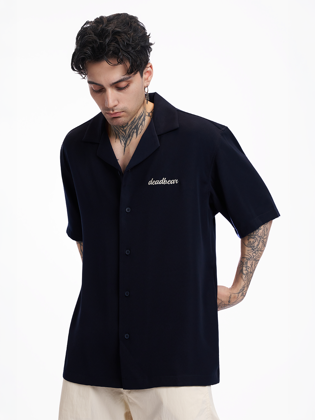 Bowling Shirt Navy 2.0 by DEADBEAR