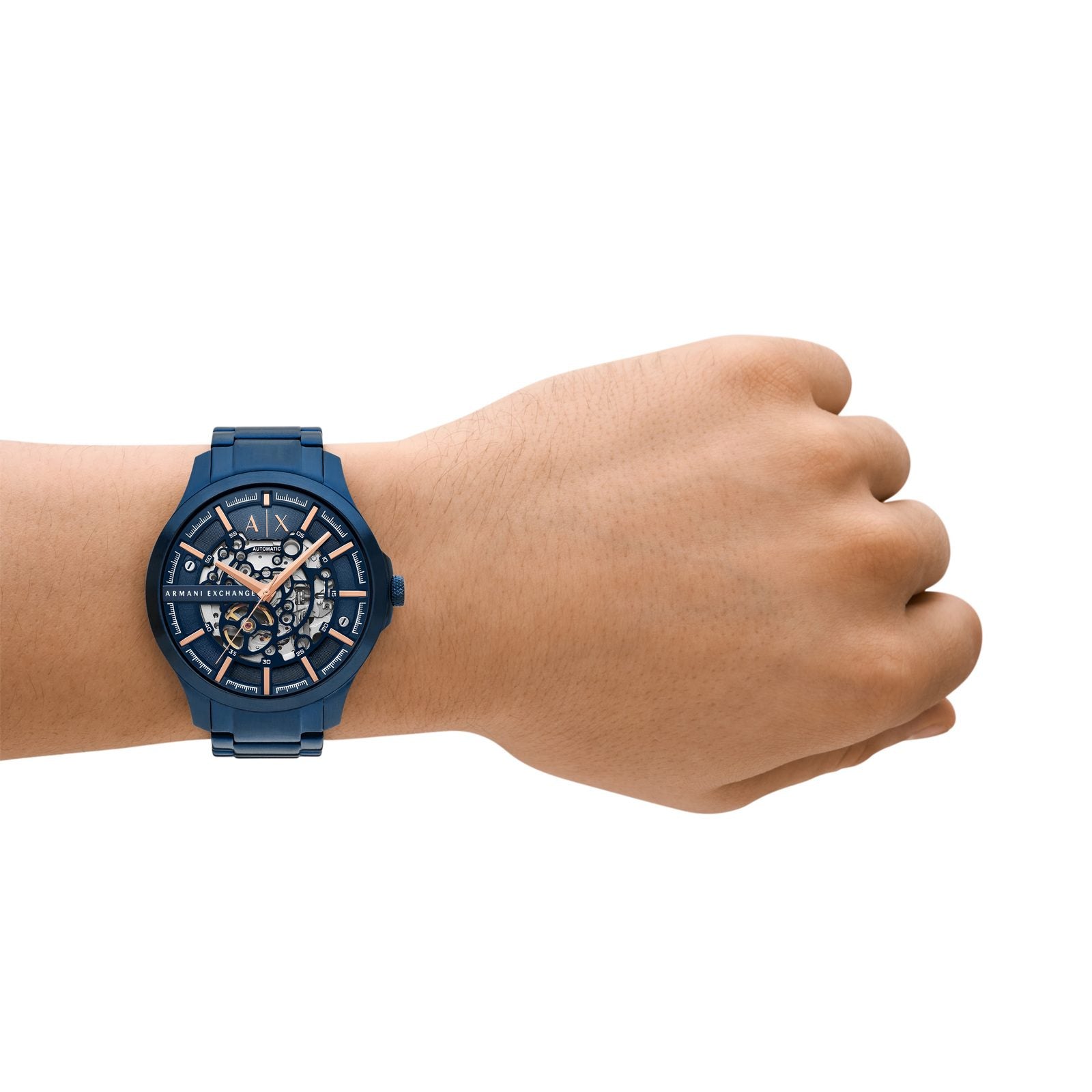 Armani Exchange AX2457I Men's analog watch with blue dial
