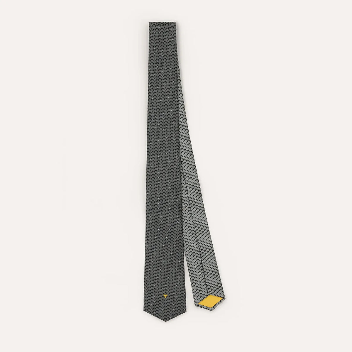 Goyard Eldredge Bicolore tie in Grey