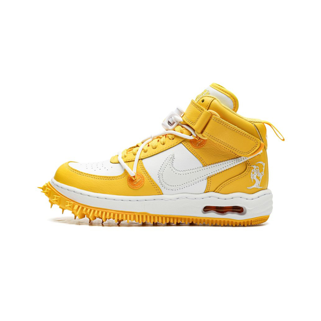 Nike Air Force 1 Mid SP Off-White Varsity Maize by NIKE