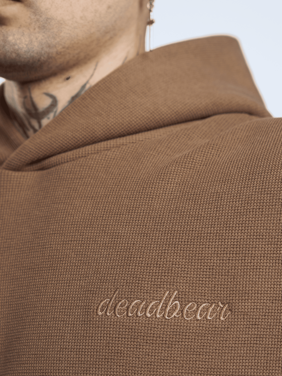 Co-ord Hoodie Taupe by DEADBEAR
