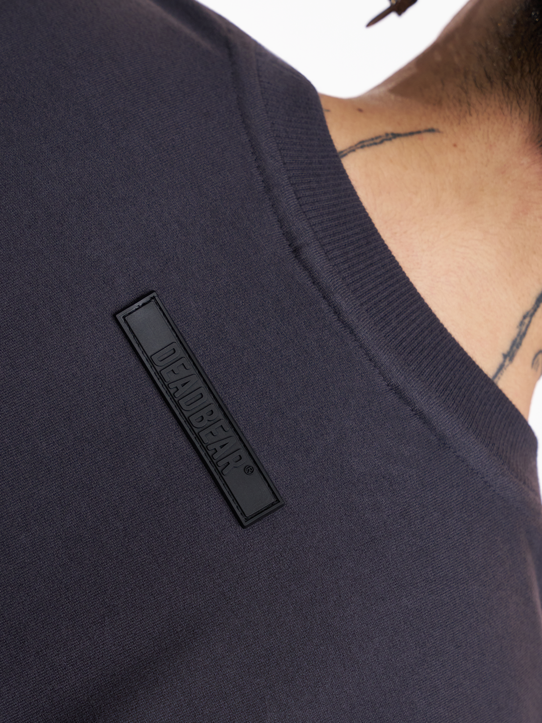 Basic Shadow Grey Tee by DEADBEAR