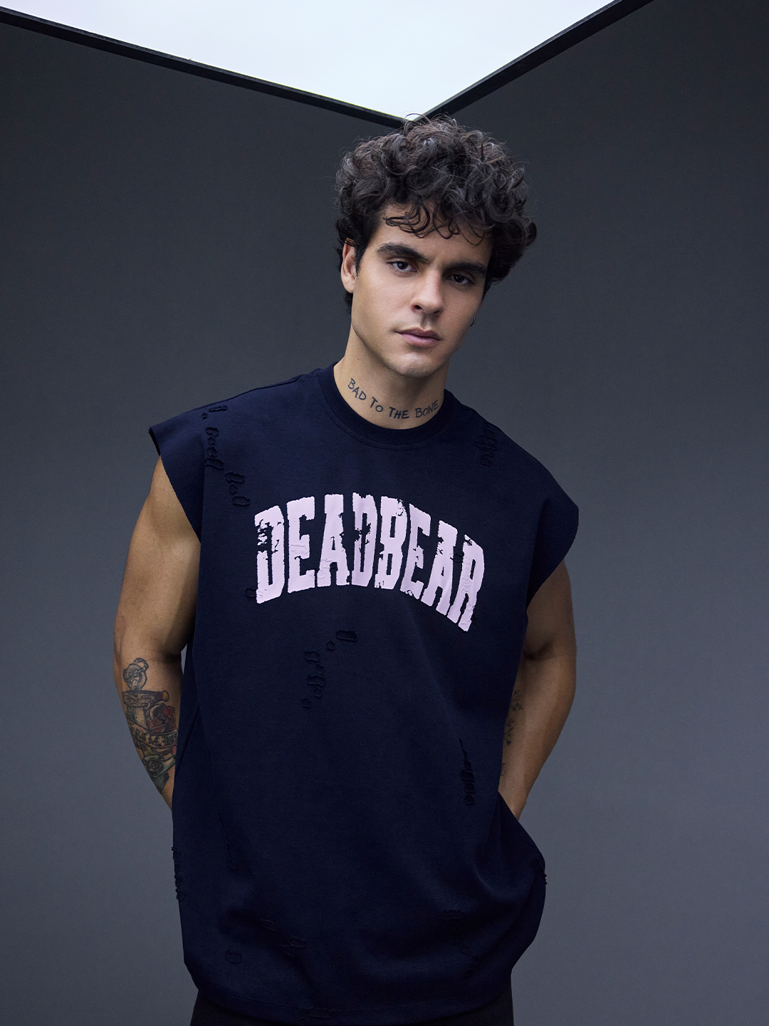 Distressed Navy Tank by DEADBEAR
