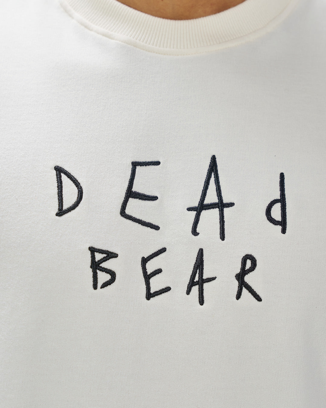 Scribbled Logo Tee Cream by DEADBEAR