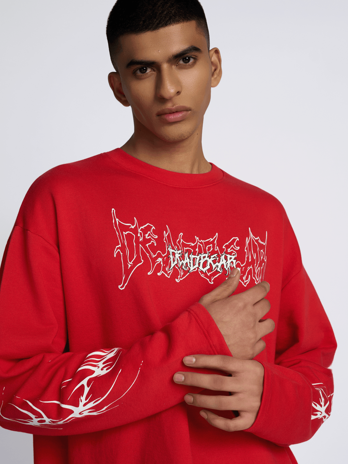 Flames 2.0 Tee Red by DEADBEAR