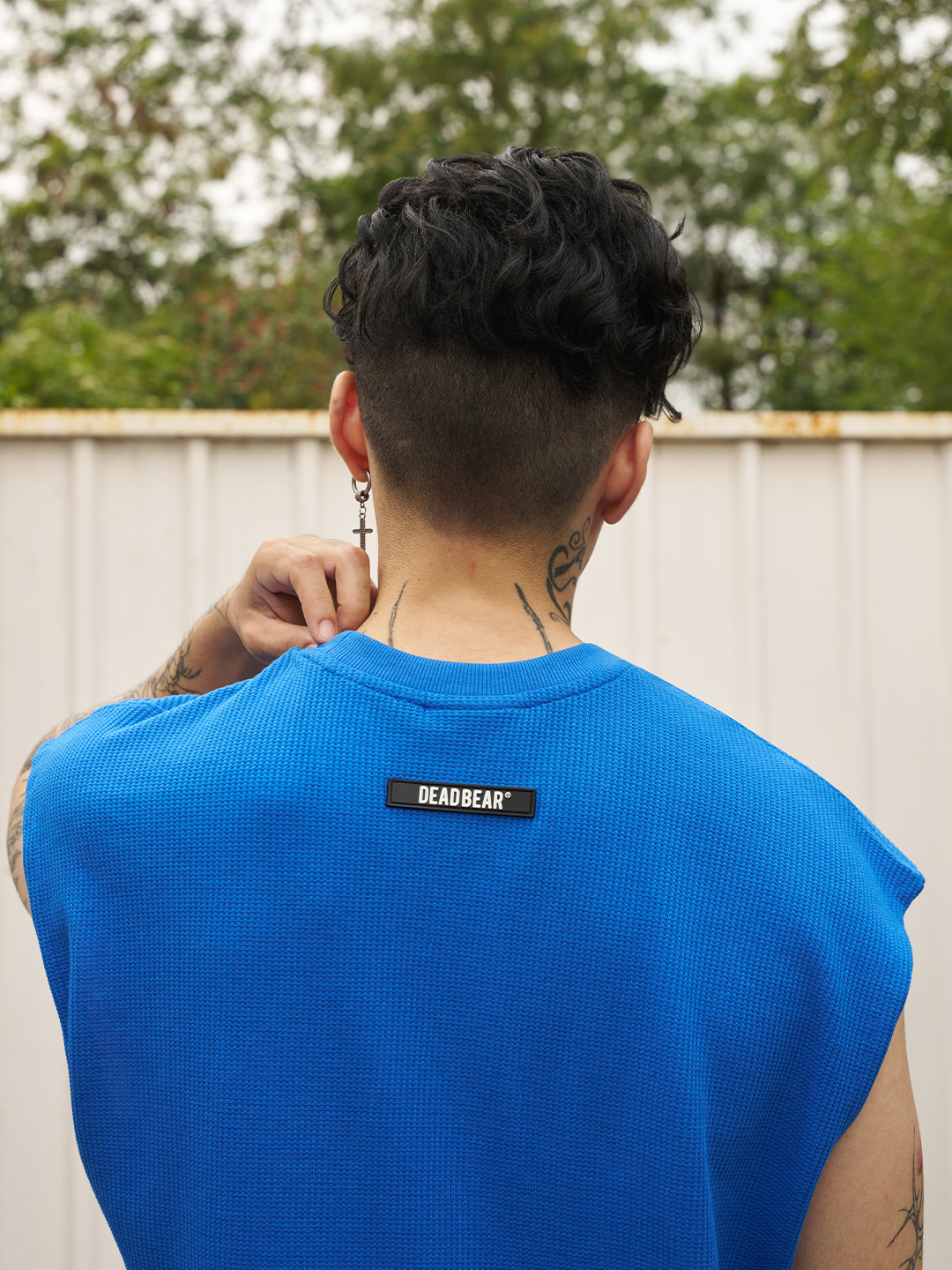 Waffle Tank Royal Blue by DEADBEAR