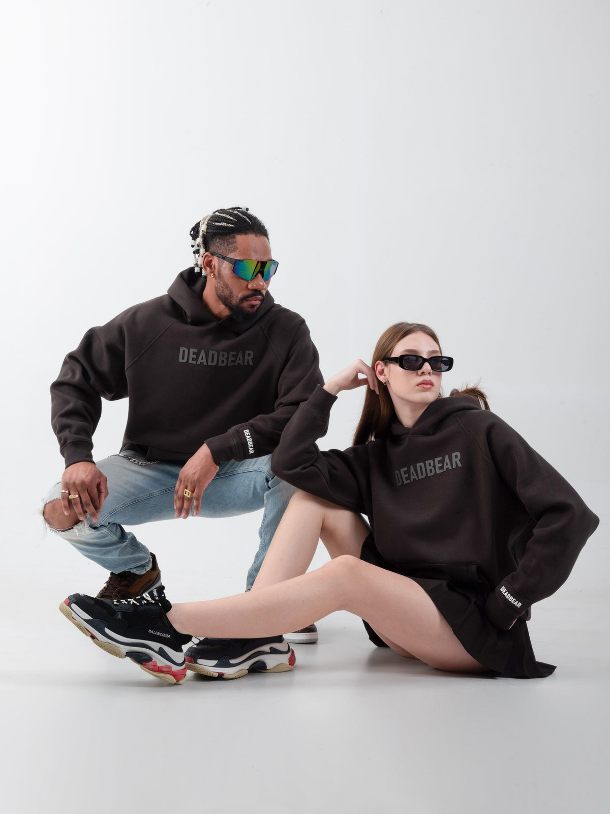 Basic Slate Grey Hoodie by DEADBEAR