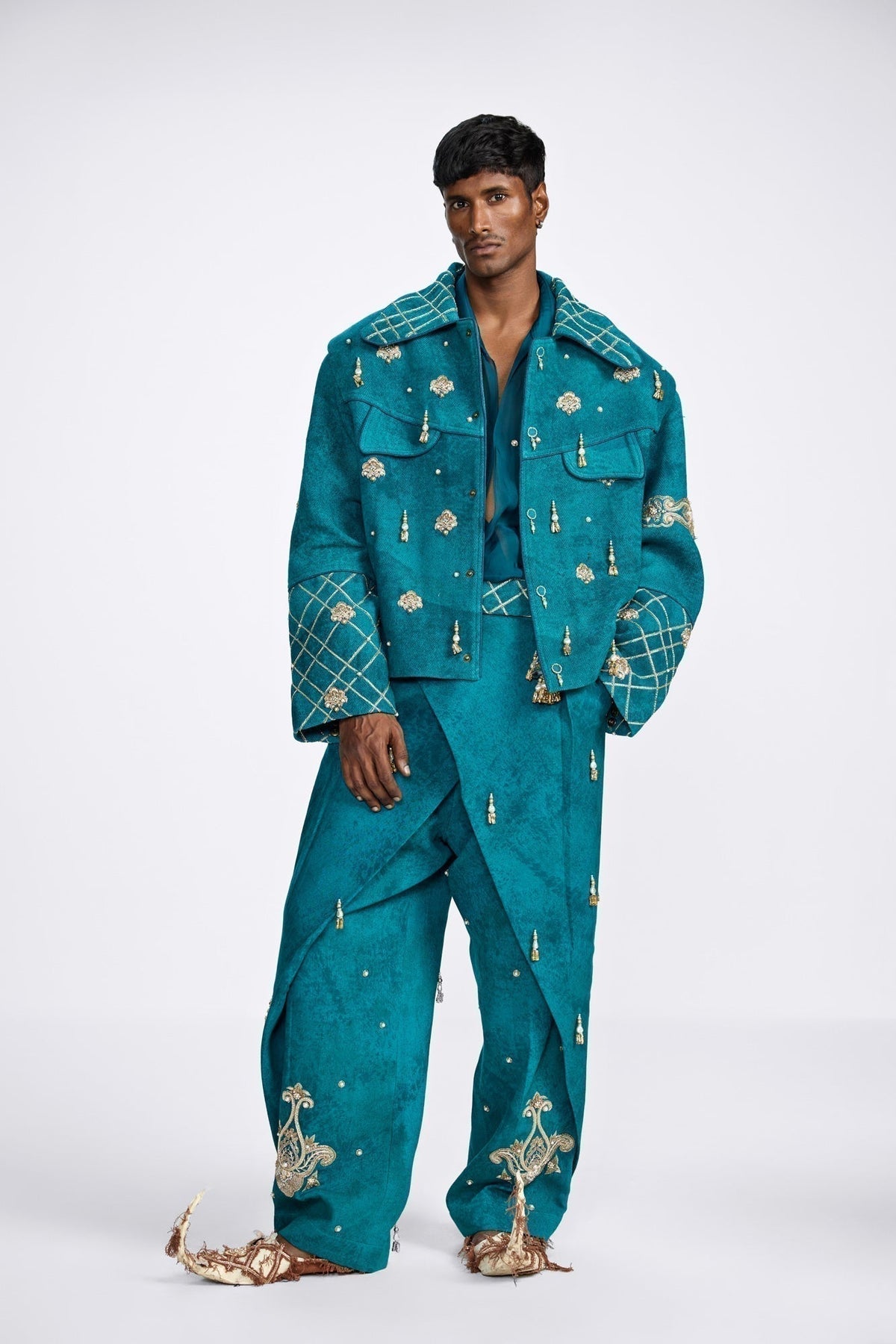 Shehzaada' Handmade Jacket by FARAK