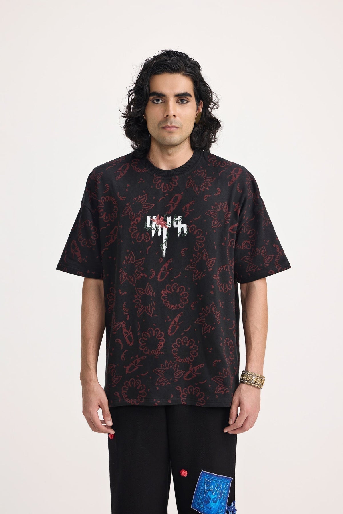 "Beauty Lasts Forever" Blockprint - Tshirt by FARAK