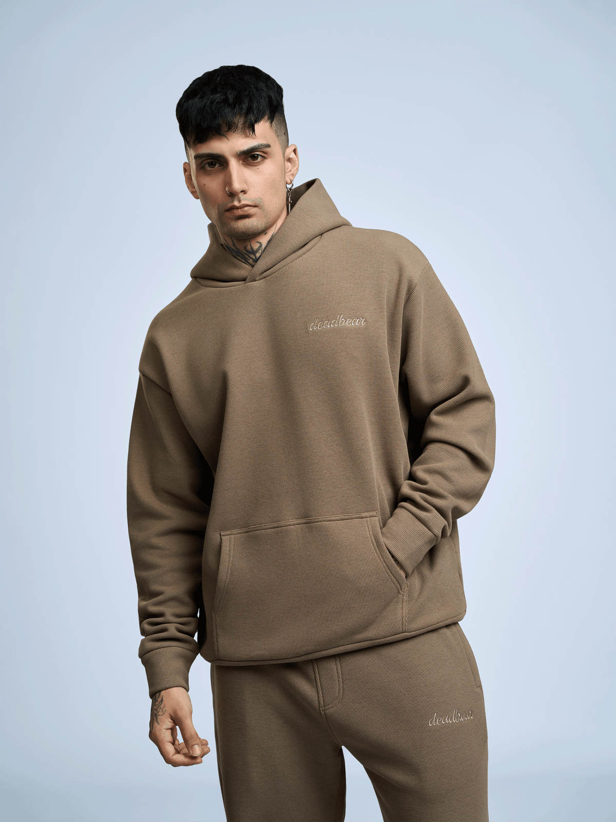 Co-ord Hoodie Lt. Brown by DEADBEAR