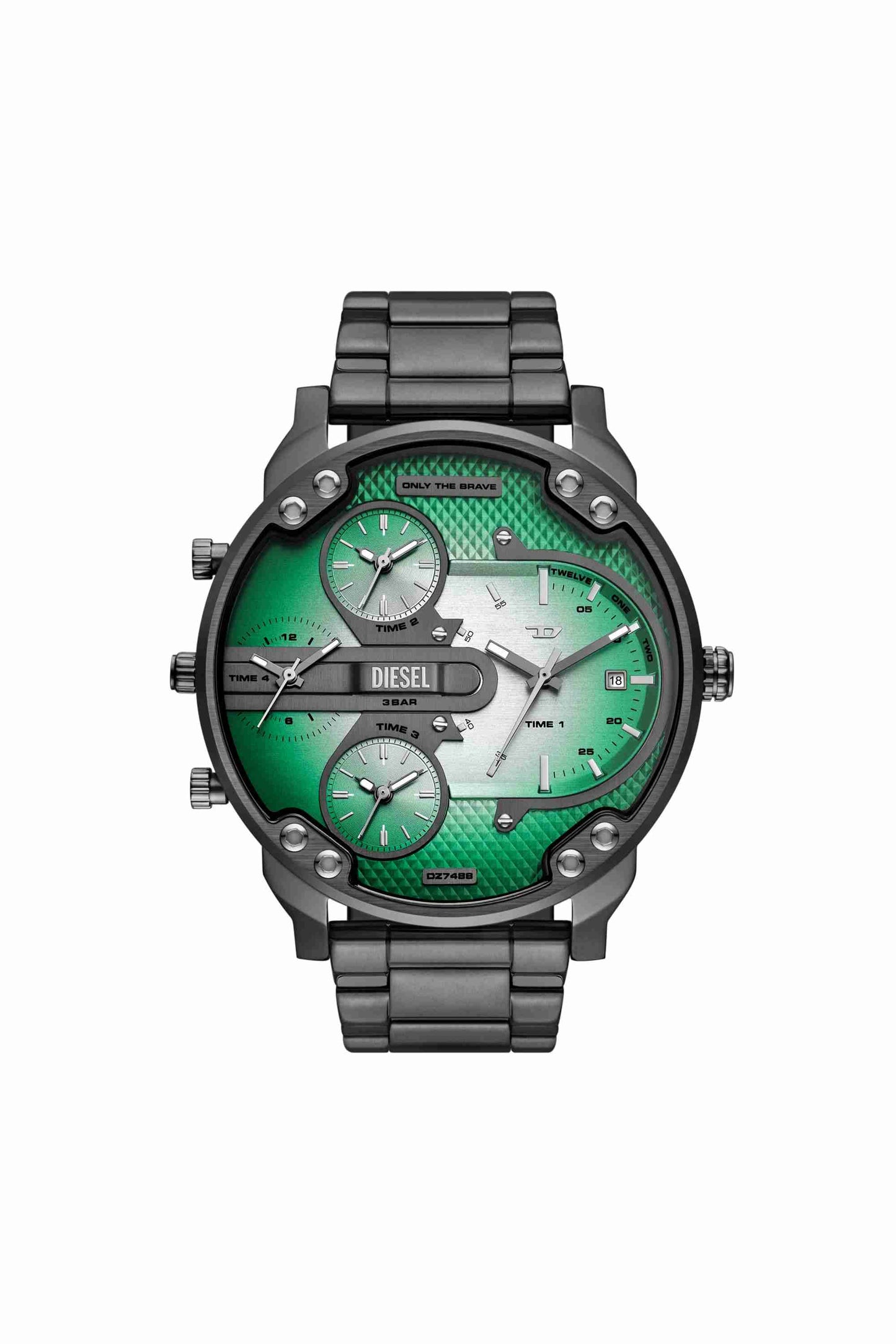 Grey DZ7488 - Mr. Daddy Slim Multi-Movement Stainless Steel Watch