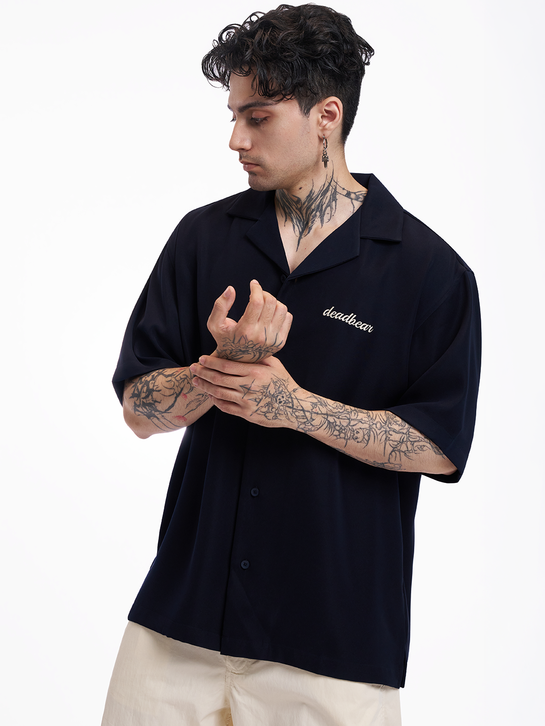 Bowling Shirt Navy 2.0 by DEADBEAR