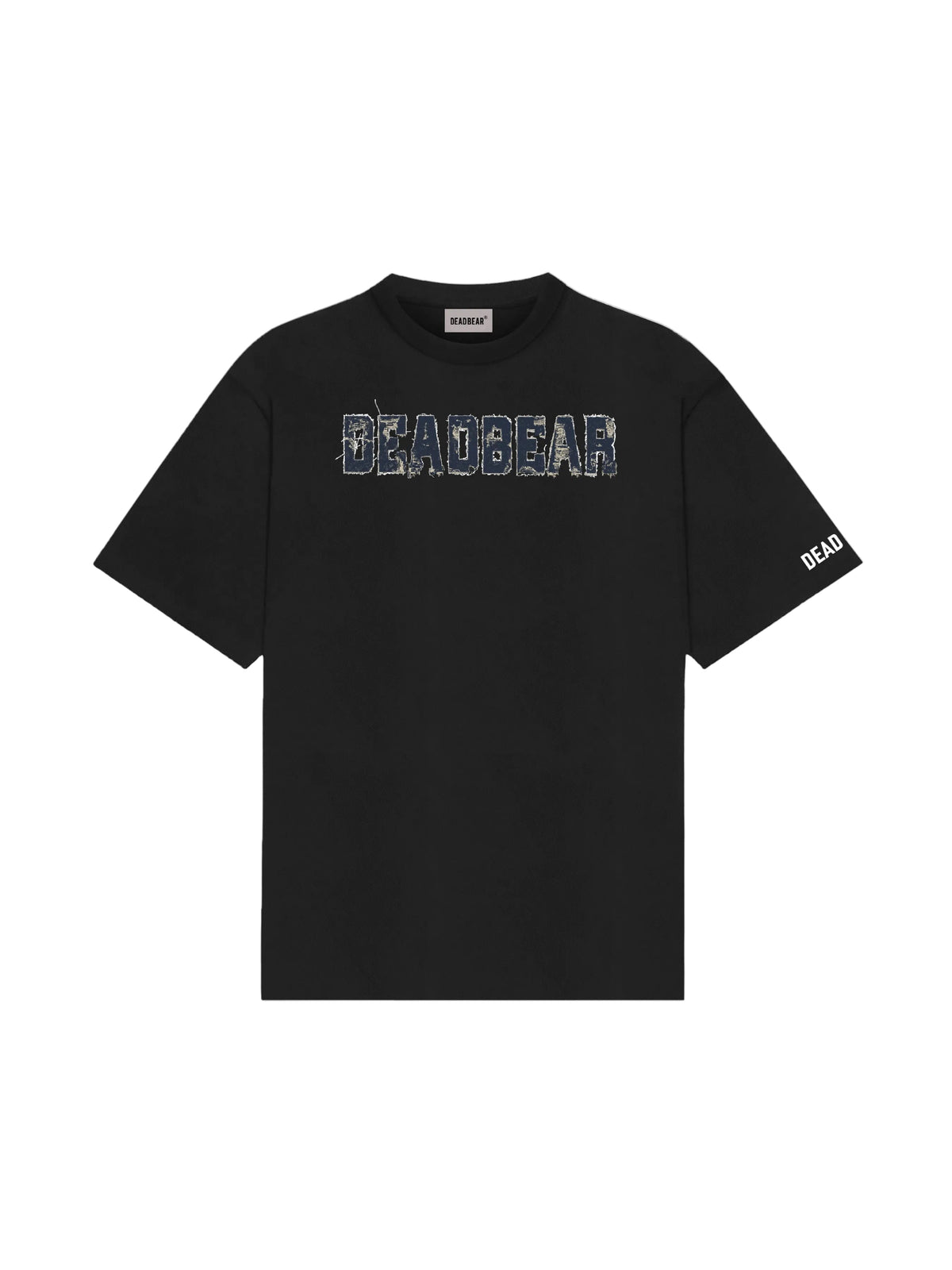 Fake Denim Tee Black by DEADBEAR