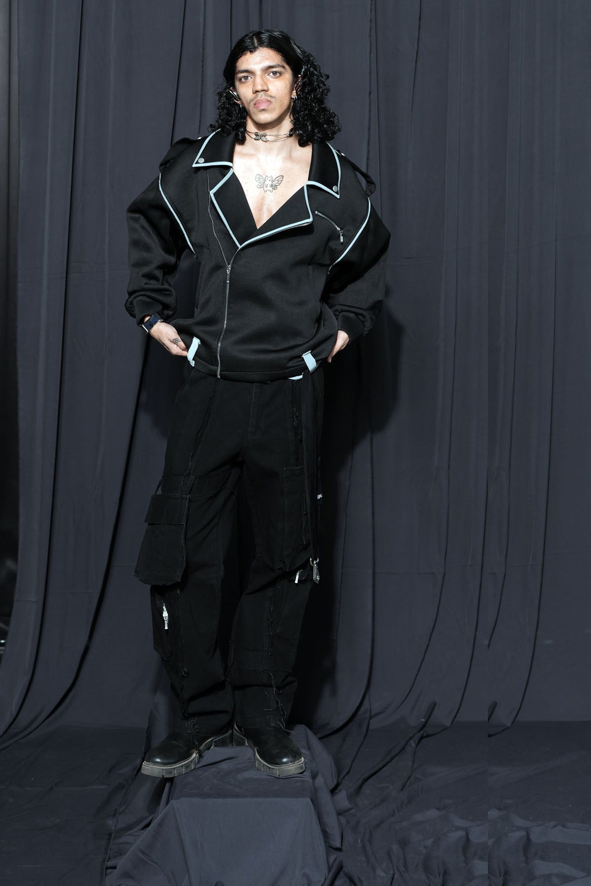Scuba Biker Jacket by Shop Balav