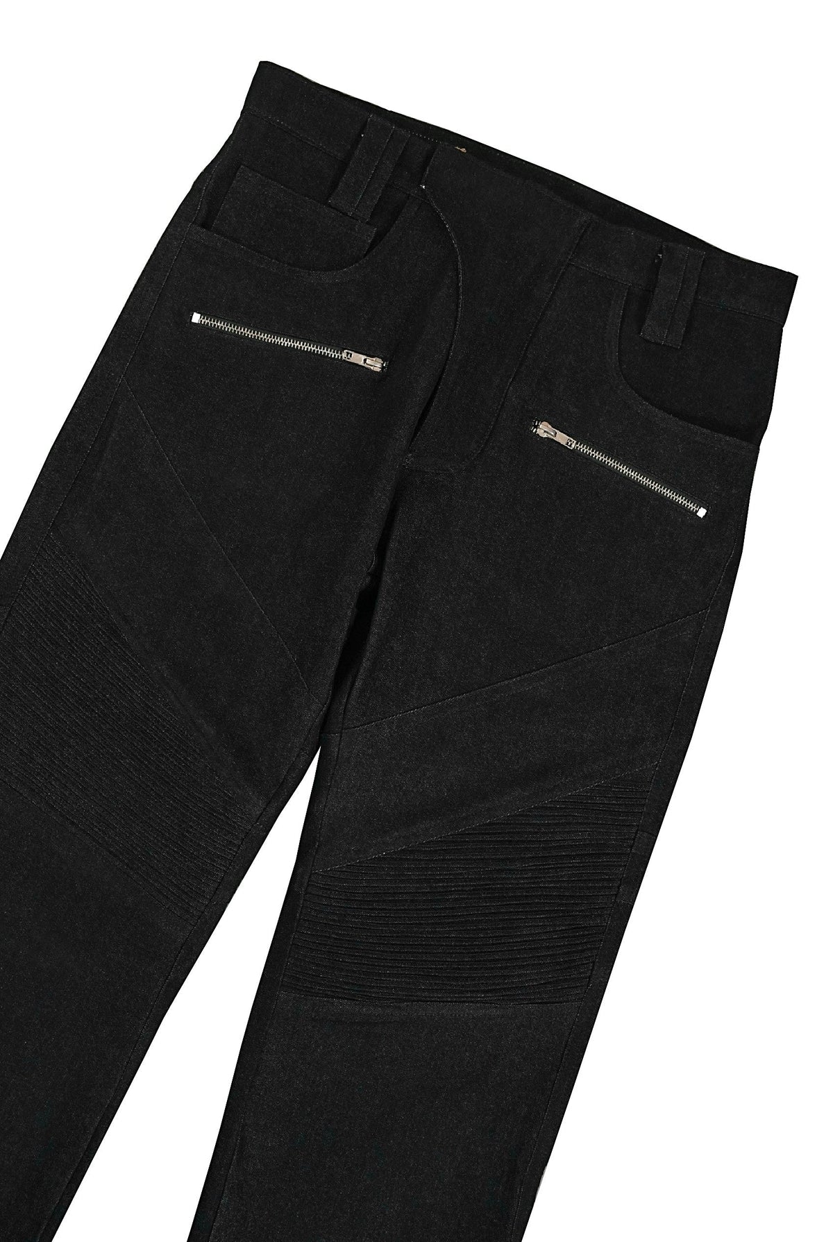 Biker Jeans - Black Slub - RTW by Leave The Rest