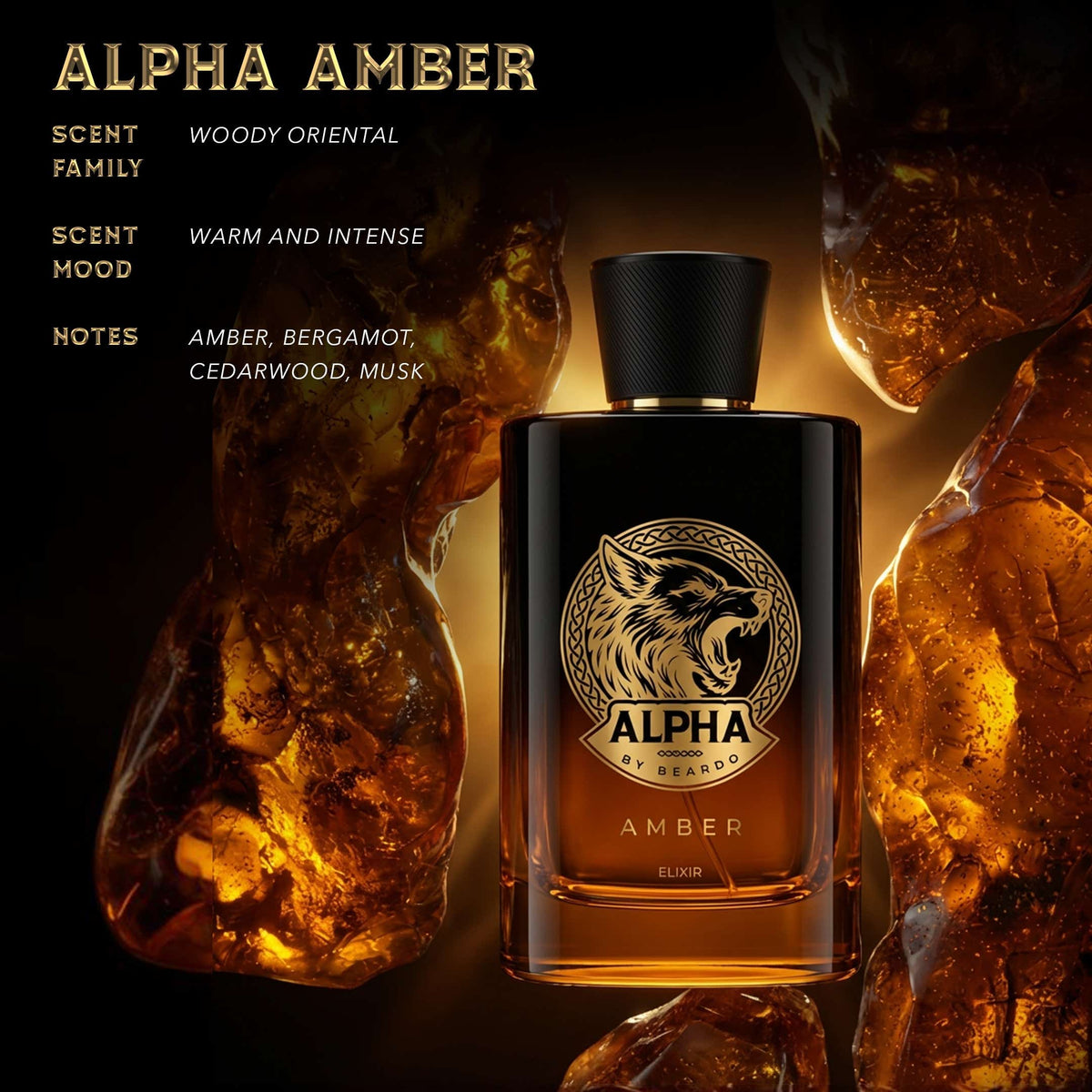 Beardo Alpha Amber Elixir (100 ml)
