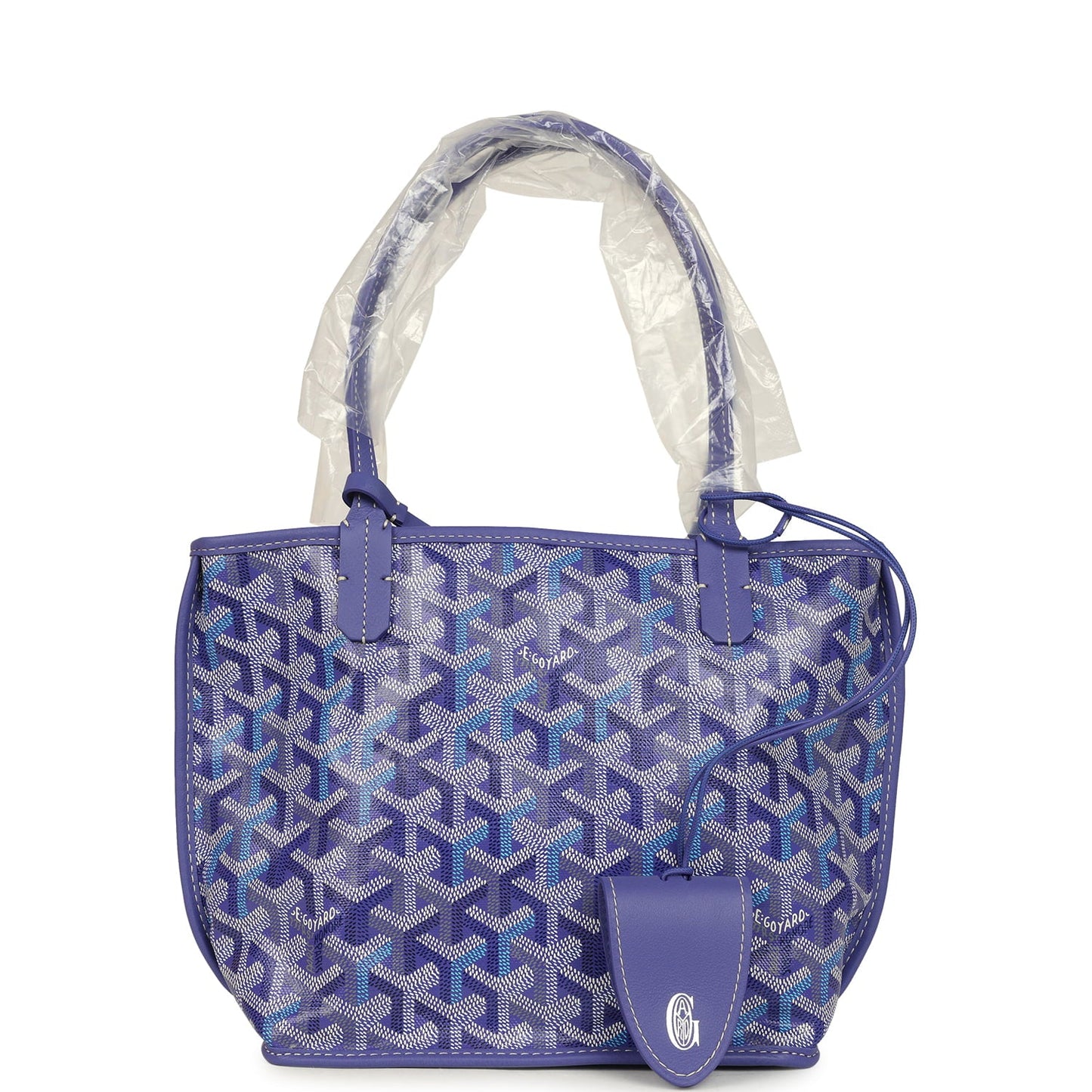Goyard Anjou Mini – Blueberry Purple Goyardine Canvas with Palladium Hardware - Zeuskicks