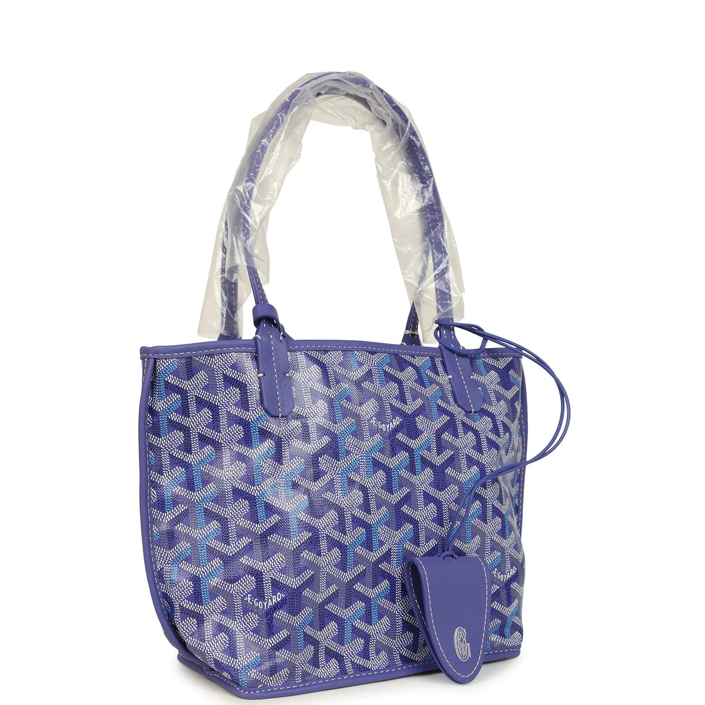 Goyard Anjou Mini – Blueberry Purple Goyardine Canvas with Palladium Hardware - Zeuskicks