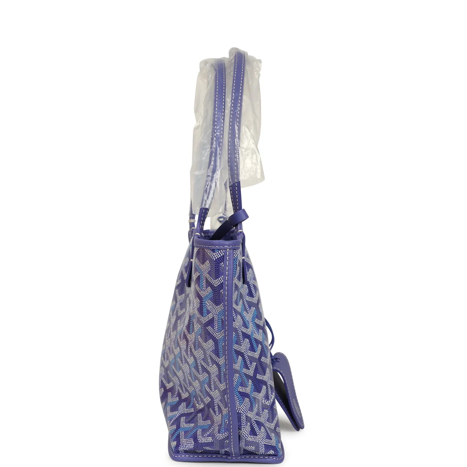 Goyard Anjou Mini – Blueberry Purple Goyardine Canvas with Palladium Hardware - Zeuskicks
