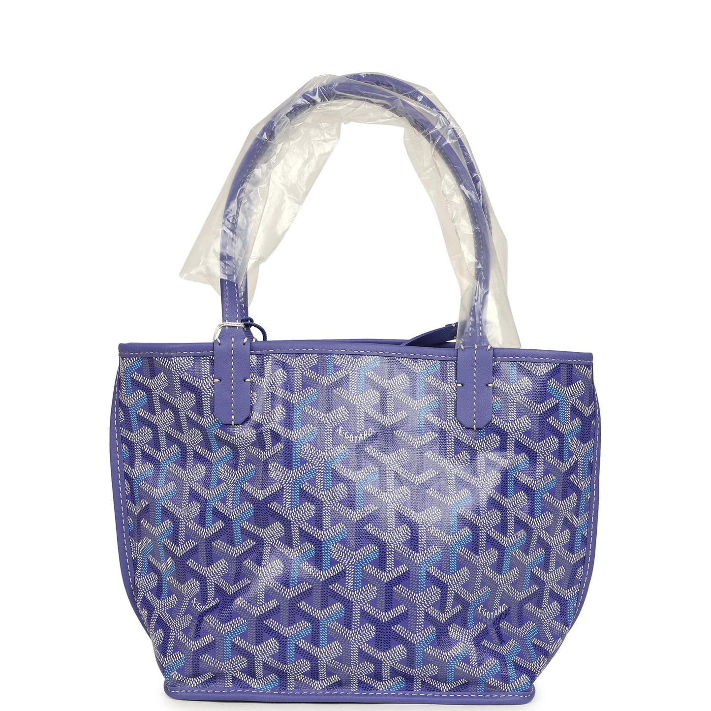 Goyard Anjou Mini – Blueberry Purple Goyardine Canvas with Palladium Hardware - Zeuskicks