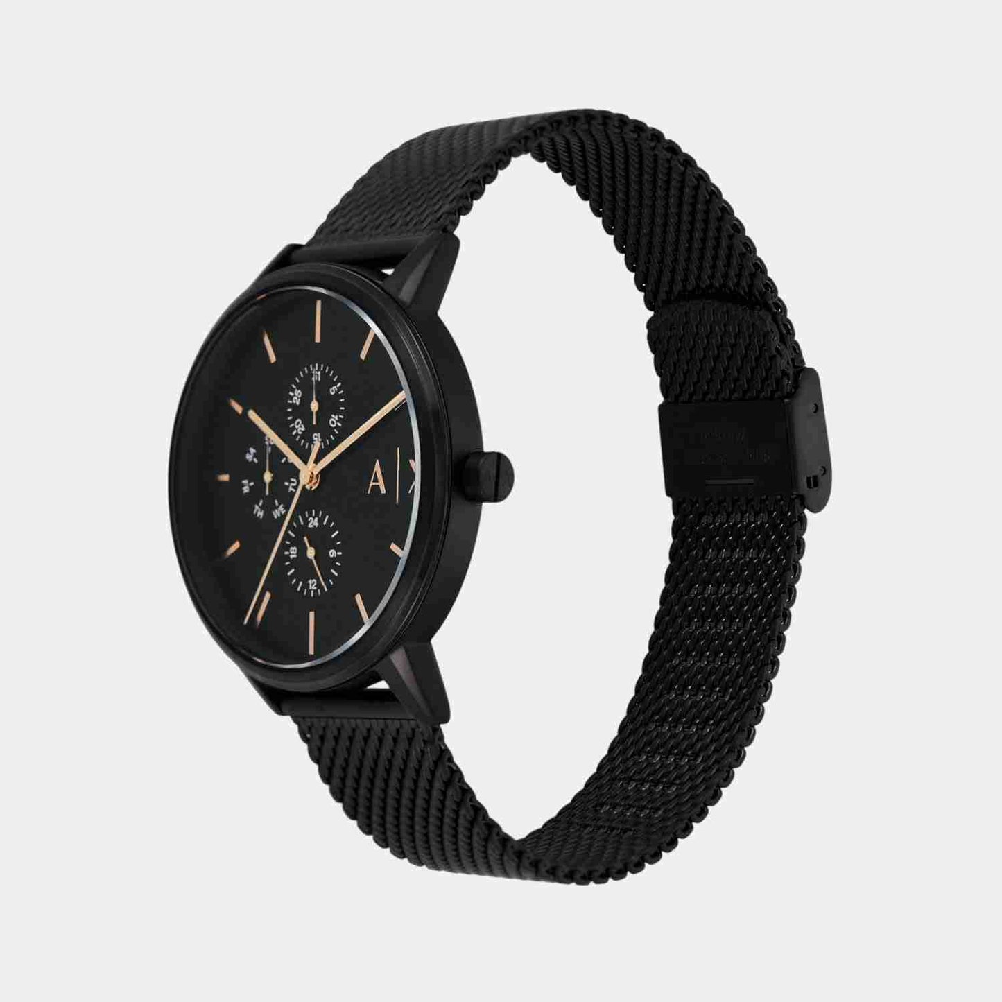 Armani Exchange AX7162SET Men's chronograph watch with black dial